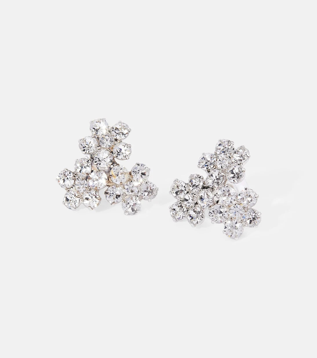 Jennifer Behr - Violet crystal-embellished earrings