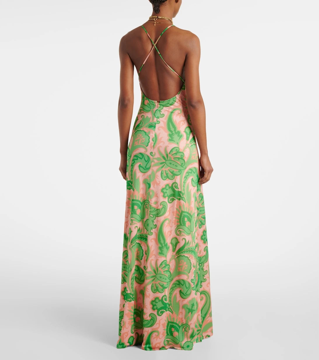 Etro - Halterneck maxi dress