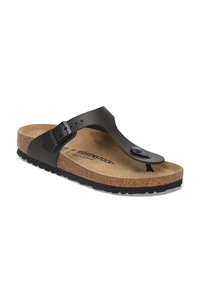 Birkenstock джапанки дамски от кожа Gizeh