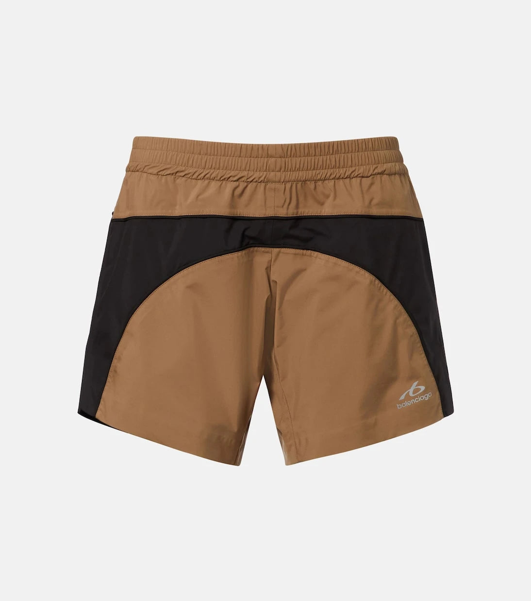 Balenciaga - Colorblocked taffeta shorts