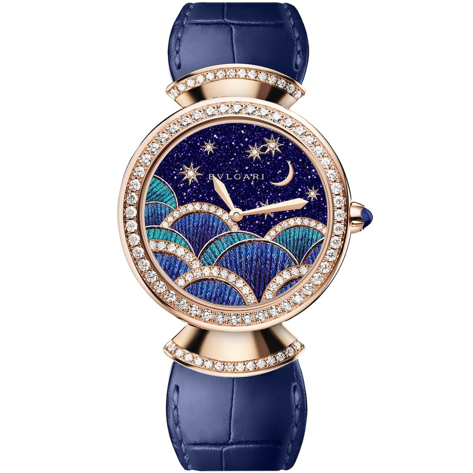 Rose Gold and Diamond Divas' Dream Watch 33mm