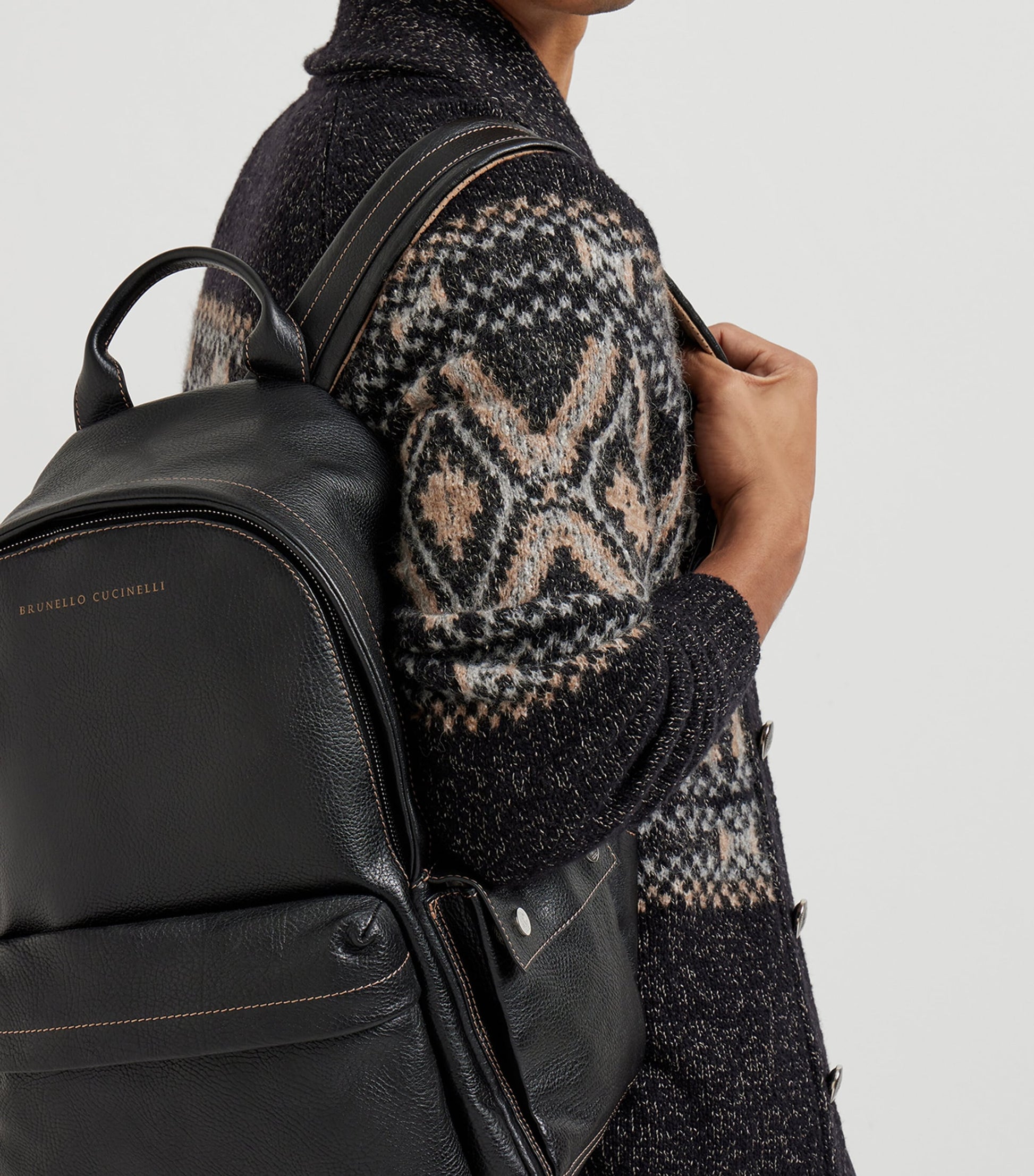 Brunello Cucinelli Calfskin Travel Backpack