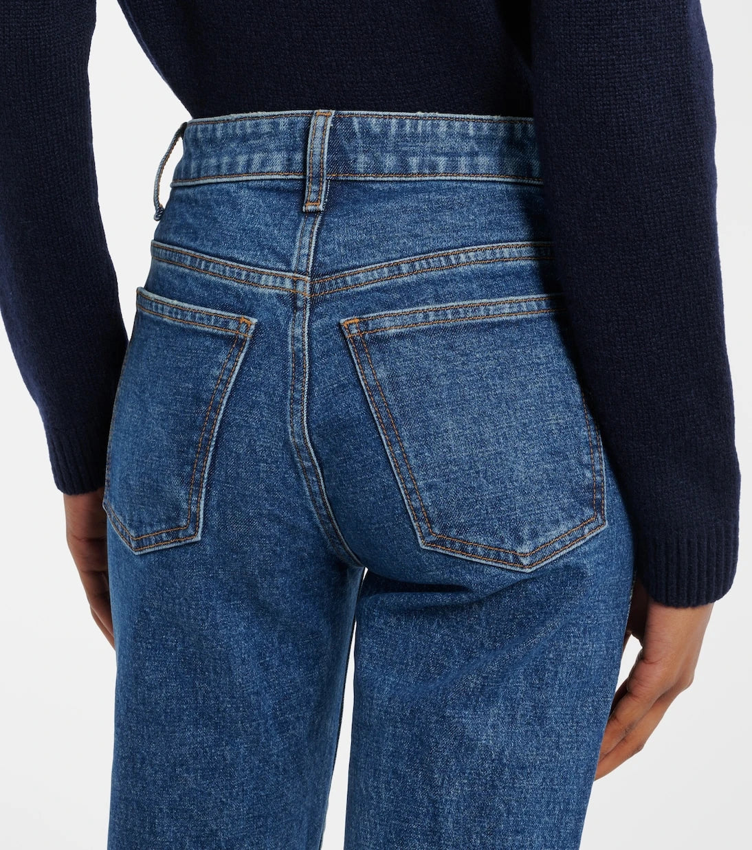 Khaite - Vivian cropped bootcut jeans