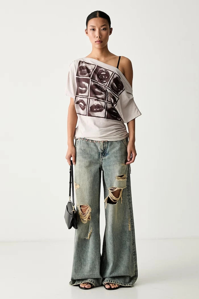 Miss Sixty wide leg kadın jeans