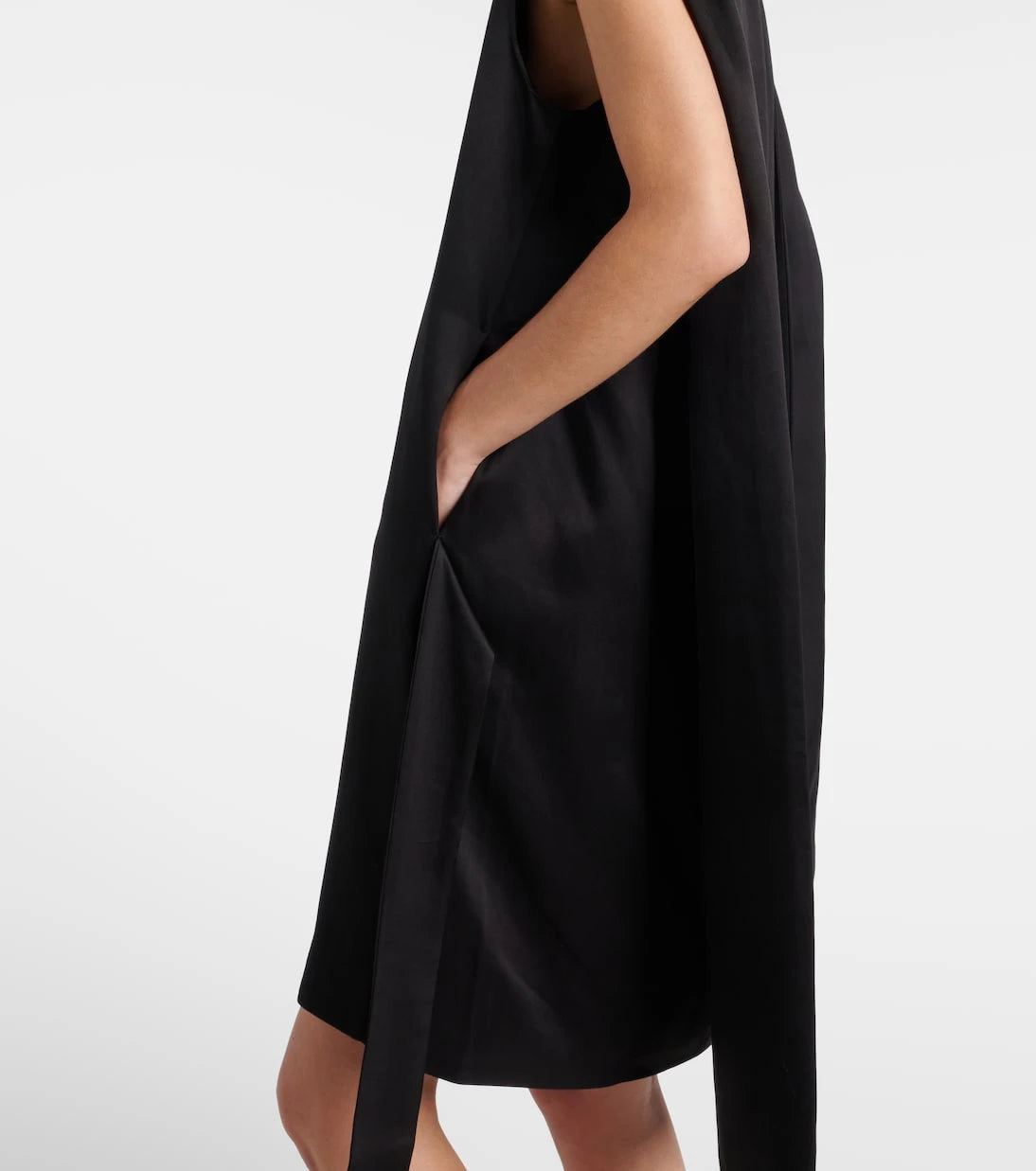 Toteme - Cocoon deconstructed satin minidress