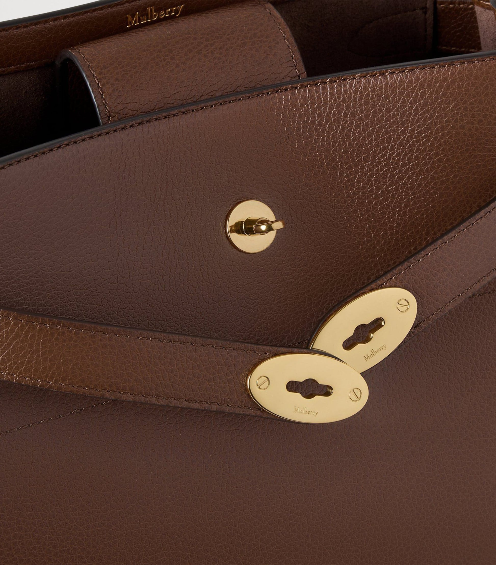 Large Leather Islington Bucket Bag OAK