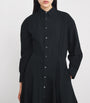 Polo Ralph Lauren Black Cotton Midi Shirt Dress
