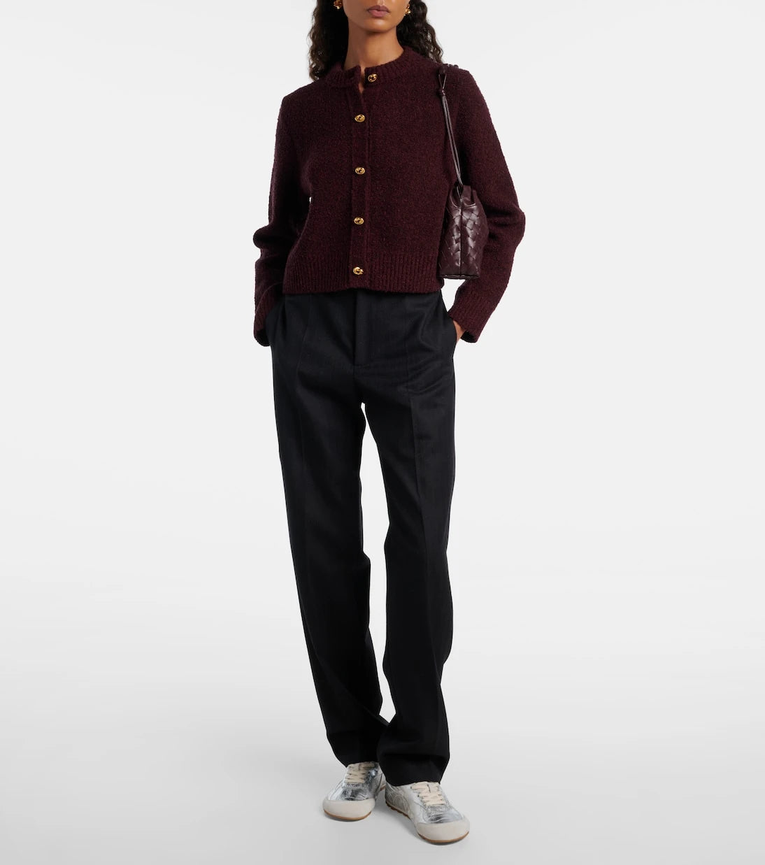 Bottega Veneta - Orbit Flash metallic leather sneakers