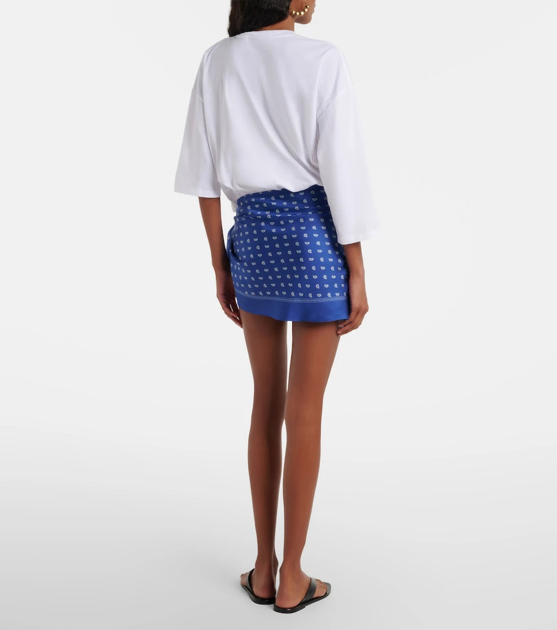 Christopher Esber - Silk-trimmed cotton beach cover-up