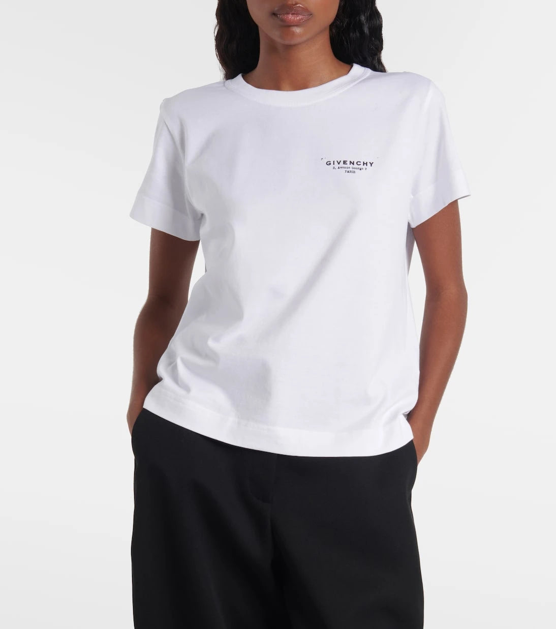 Givenchy - Givenchy Stamp logo cotton jersey T-shirt