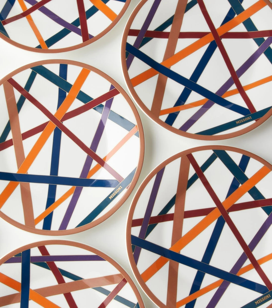 Missoni - Nastri set of 6 dessert plates