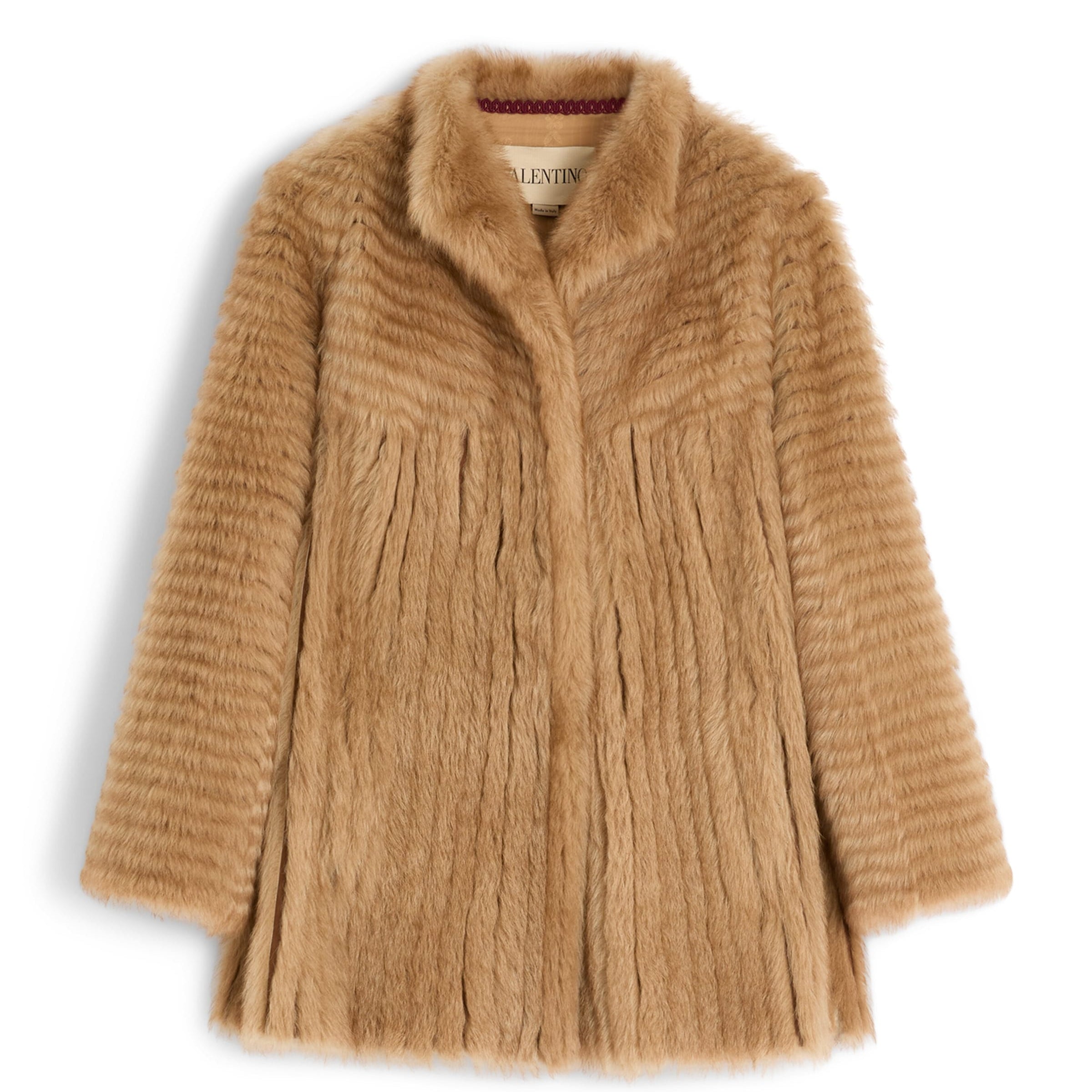 Valentino Brown Goat Fur Jacket