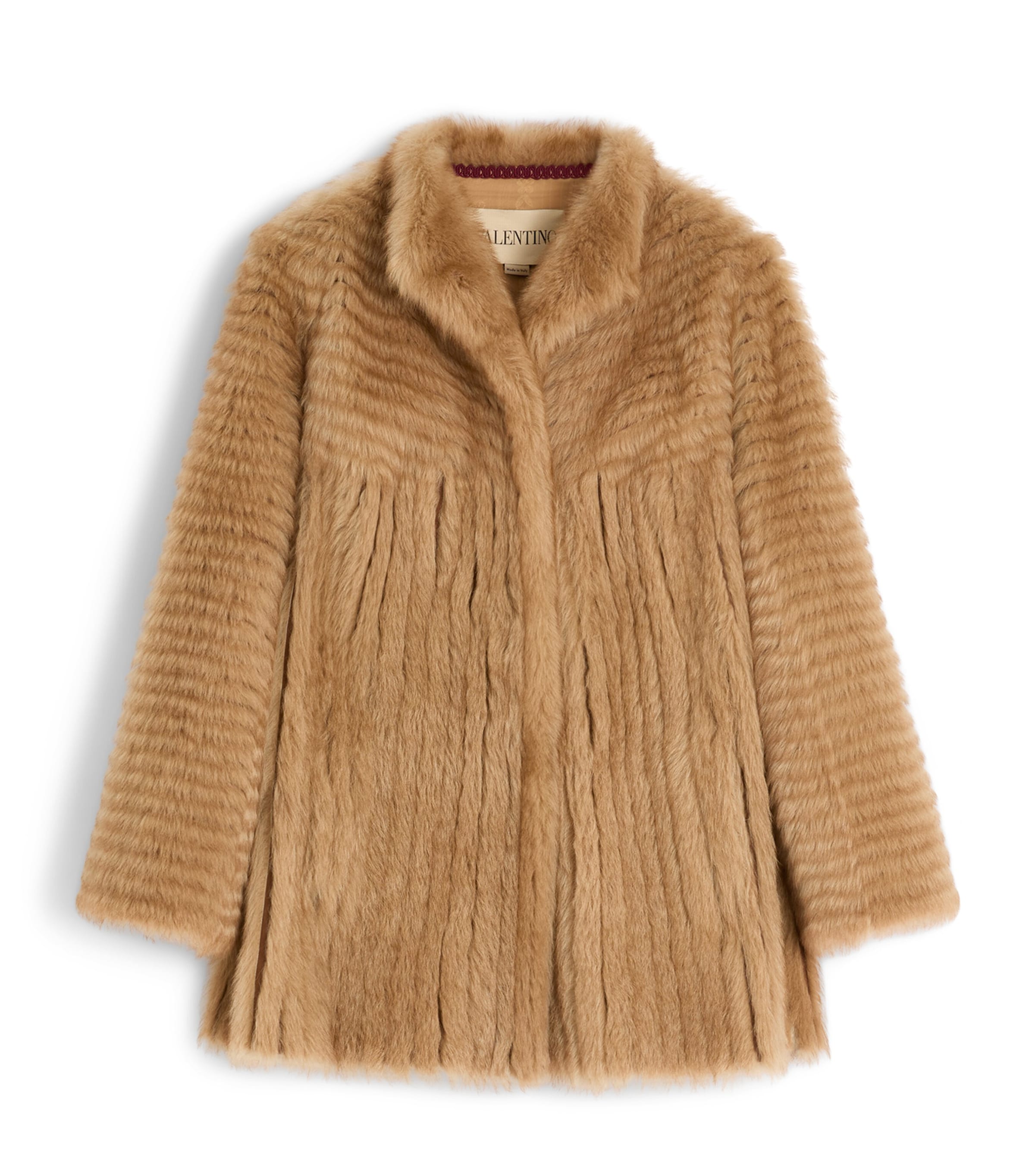 Valentino Brown Goat Fur Jacket