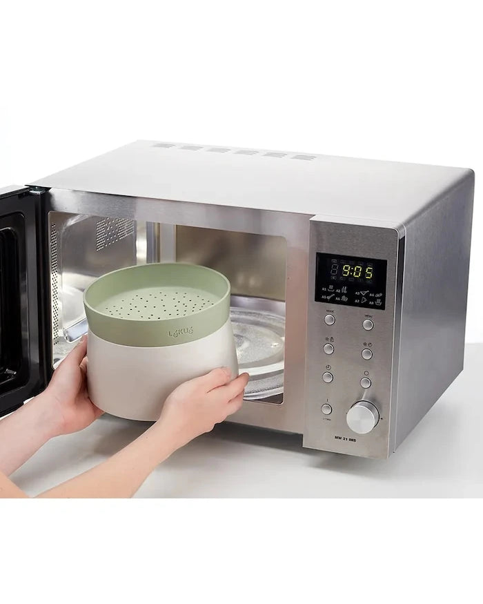 Съд за варене на ориз и шрот в микровълнова фурна Lekue Quick Quinoa & Rice Cooker