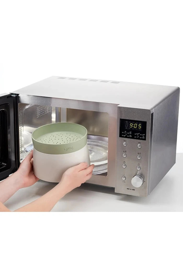 Lekue Quick Quinoa & Rice Cooker Mikrodalga Fırında Pirinç ve Tahıl Pişirme Kabı