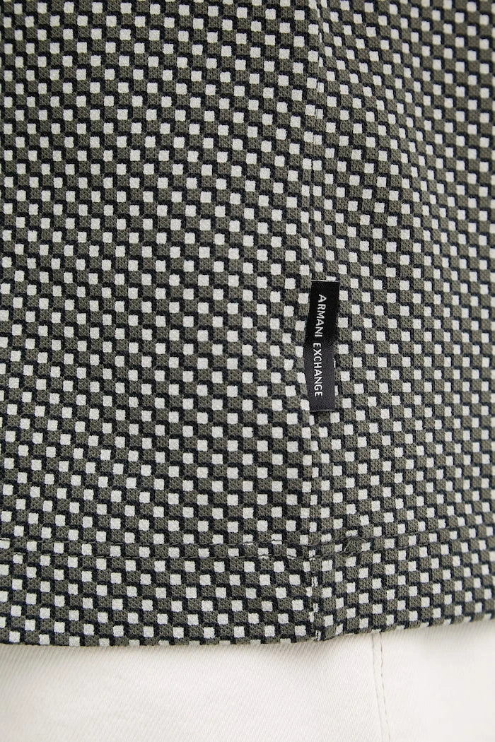Armani Exchange Erkek Pamuk Elastan Polo Tişört