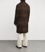 Tartan Belted Coat BROWN