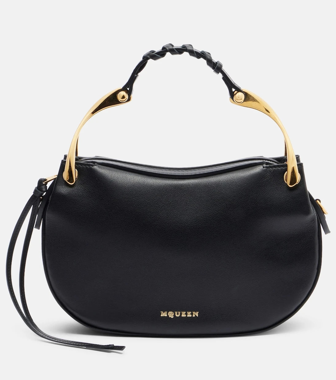 McQueen - Wishbone Mini leather top-handle bag