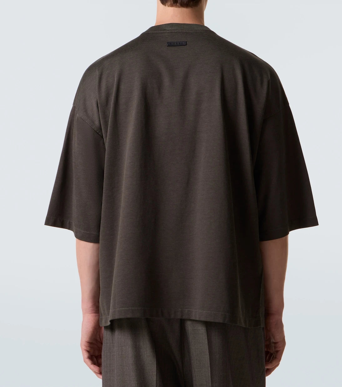 Fear of God - تي شيرت كبير الحجم من مزيج القطن