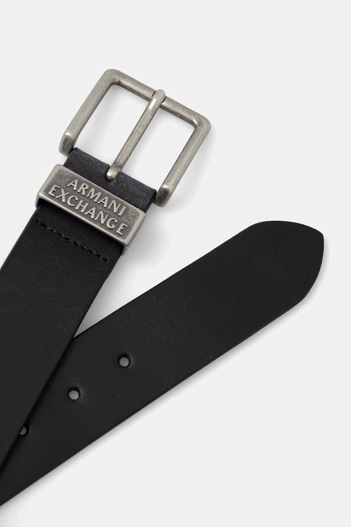 Armani Exchange Erkek Deri Kemer