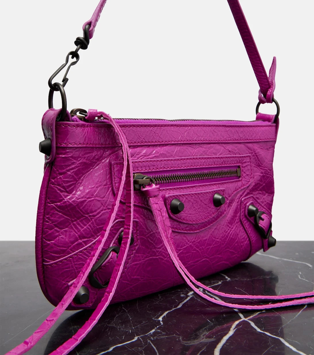 Balenciaga - Le City leather shoulder bag