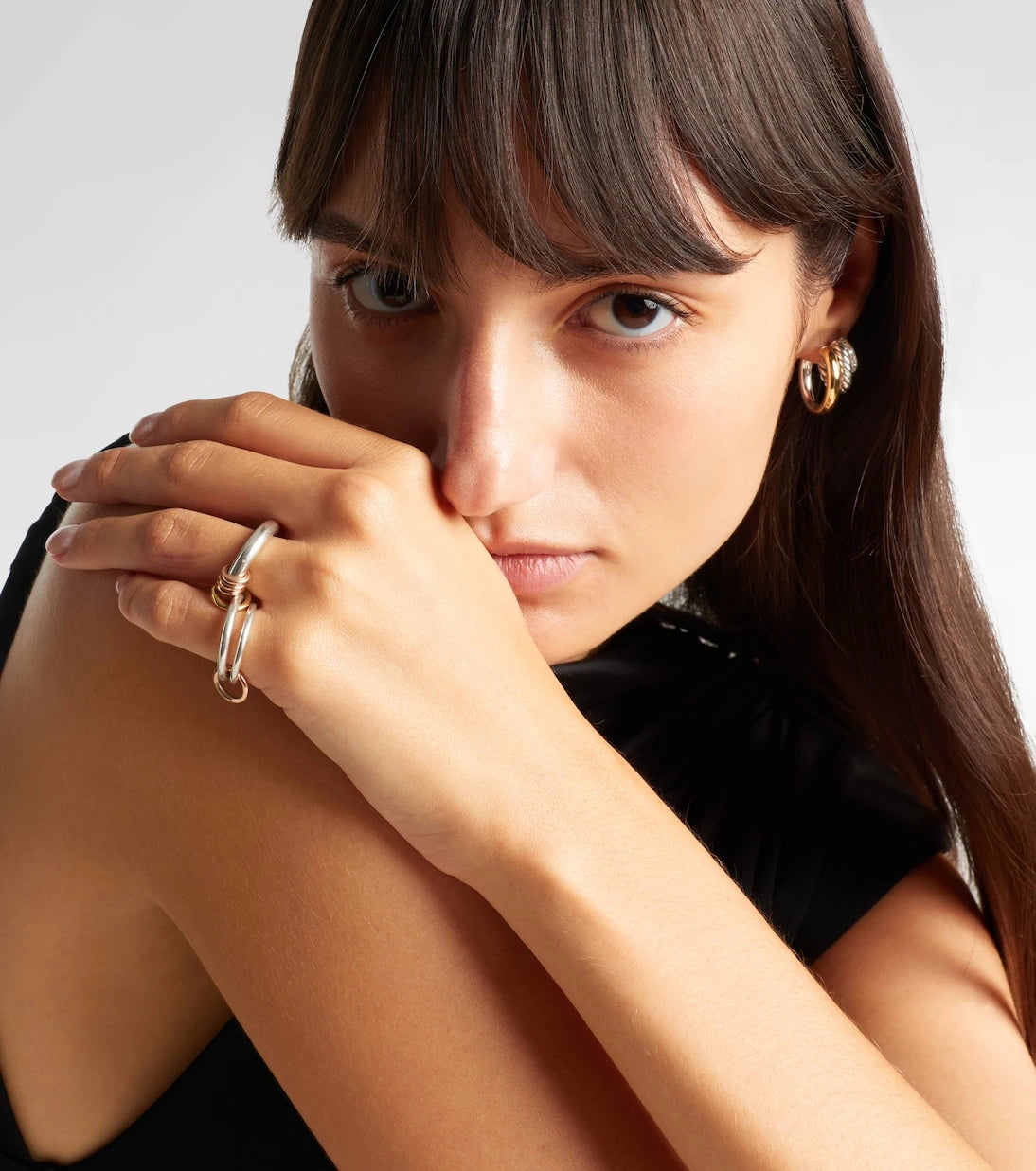 Spinelli Kilcollin - Orion sterling silver and 18kt gold linked rings