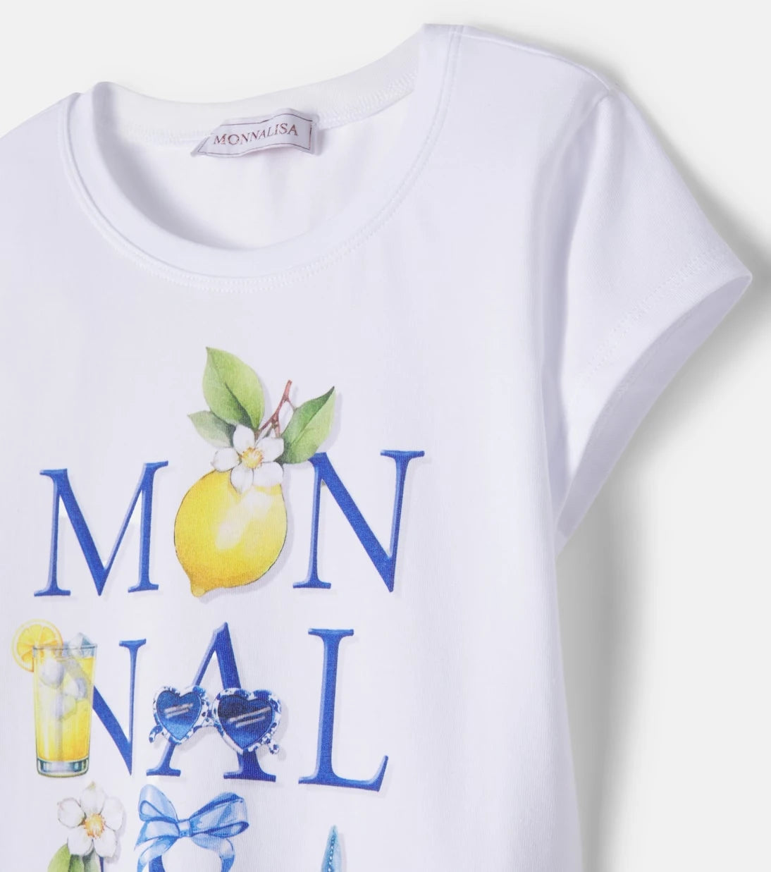 Monnalisa - Logo cotton-blend jersey T-shirt