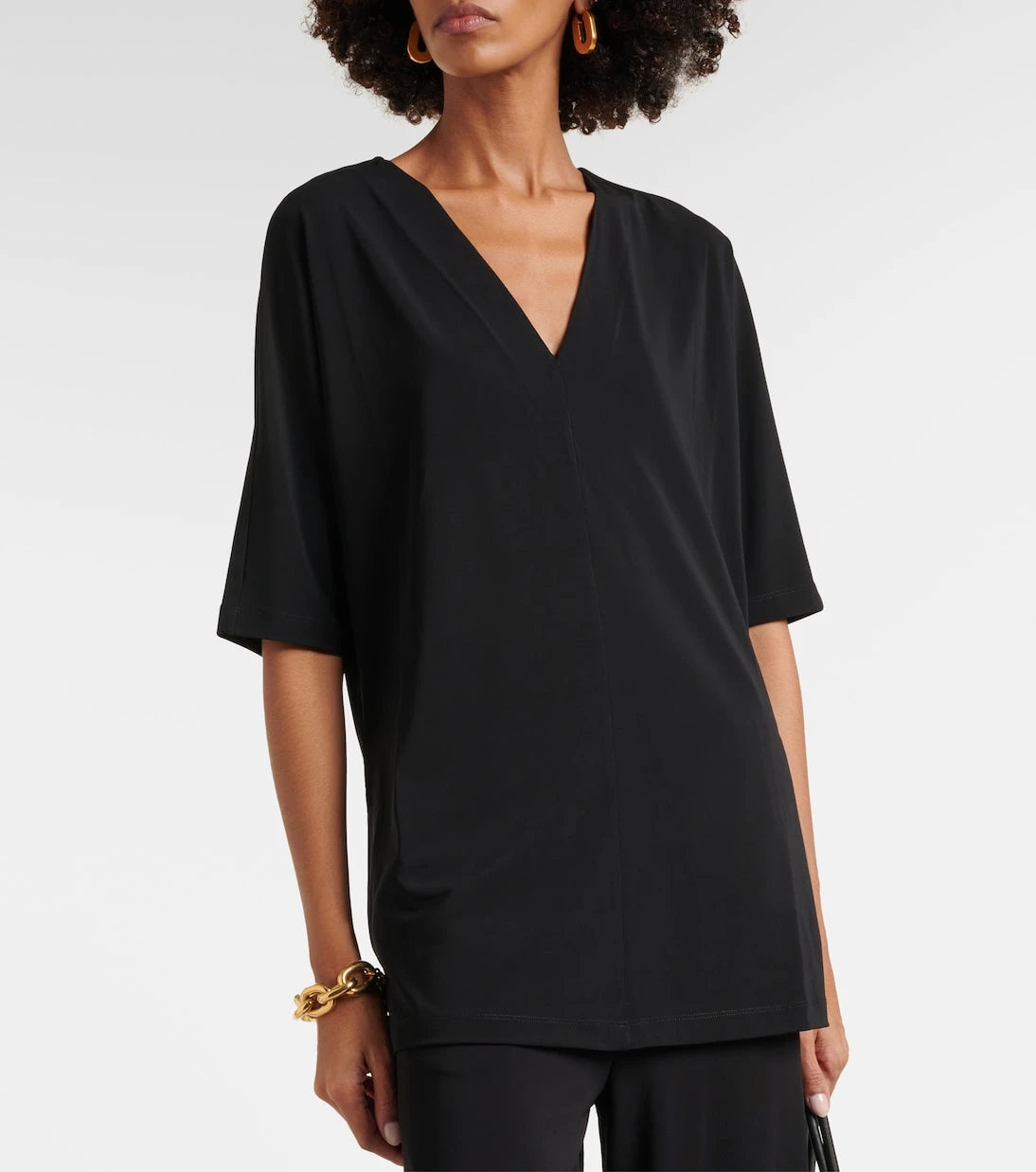 Max Mara - Linfa jersey crêpe top