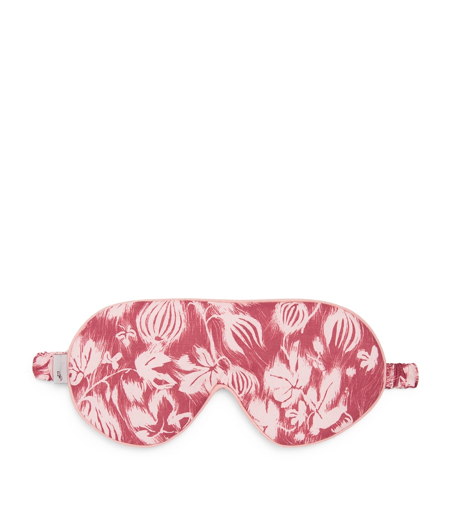 Desmond & Dempsey Red Fig Print Alma Eye Mask
