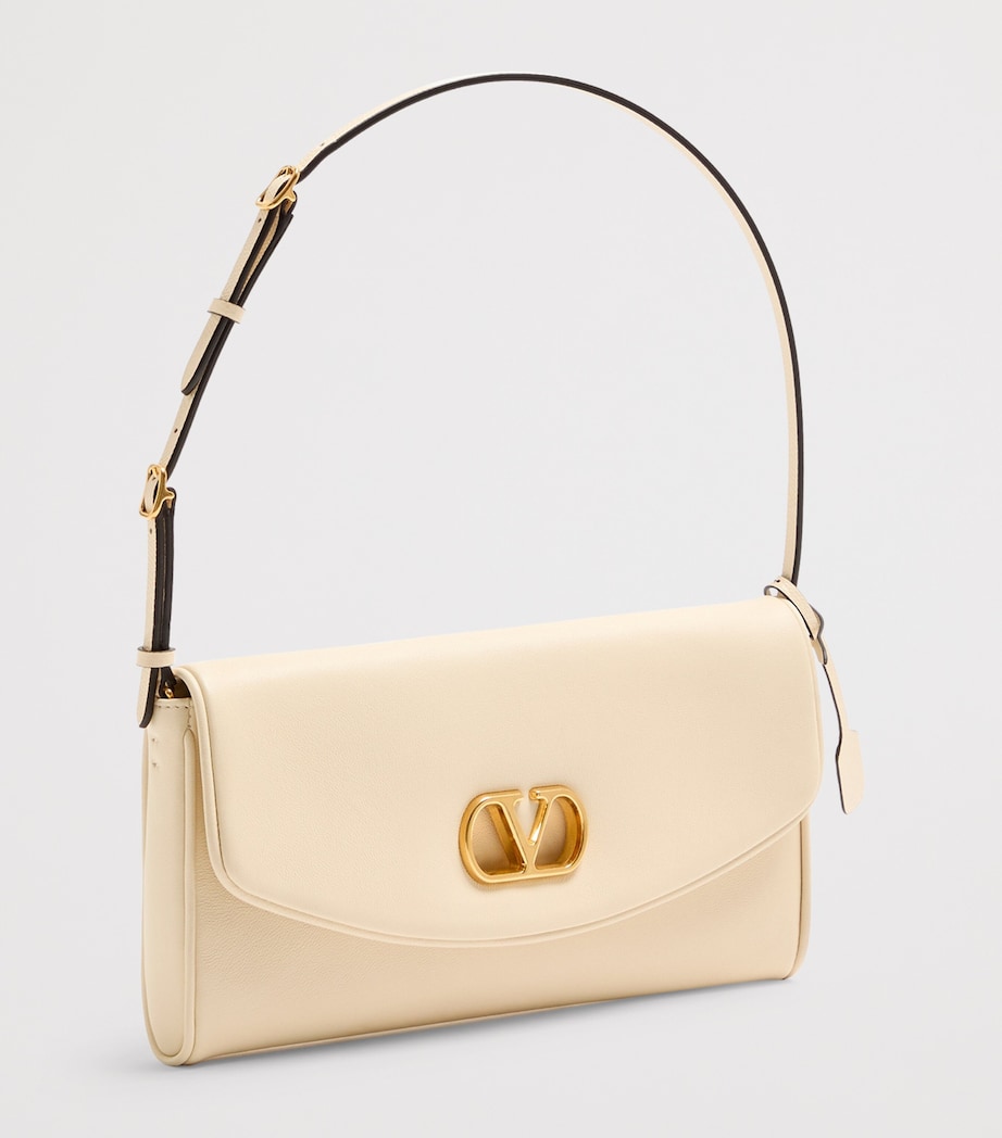 Valentino Garavani Leather Vain Soft Shoulder Bag