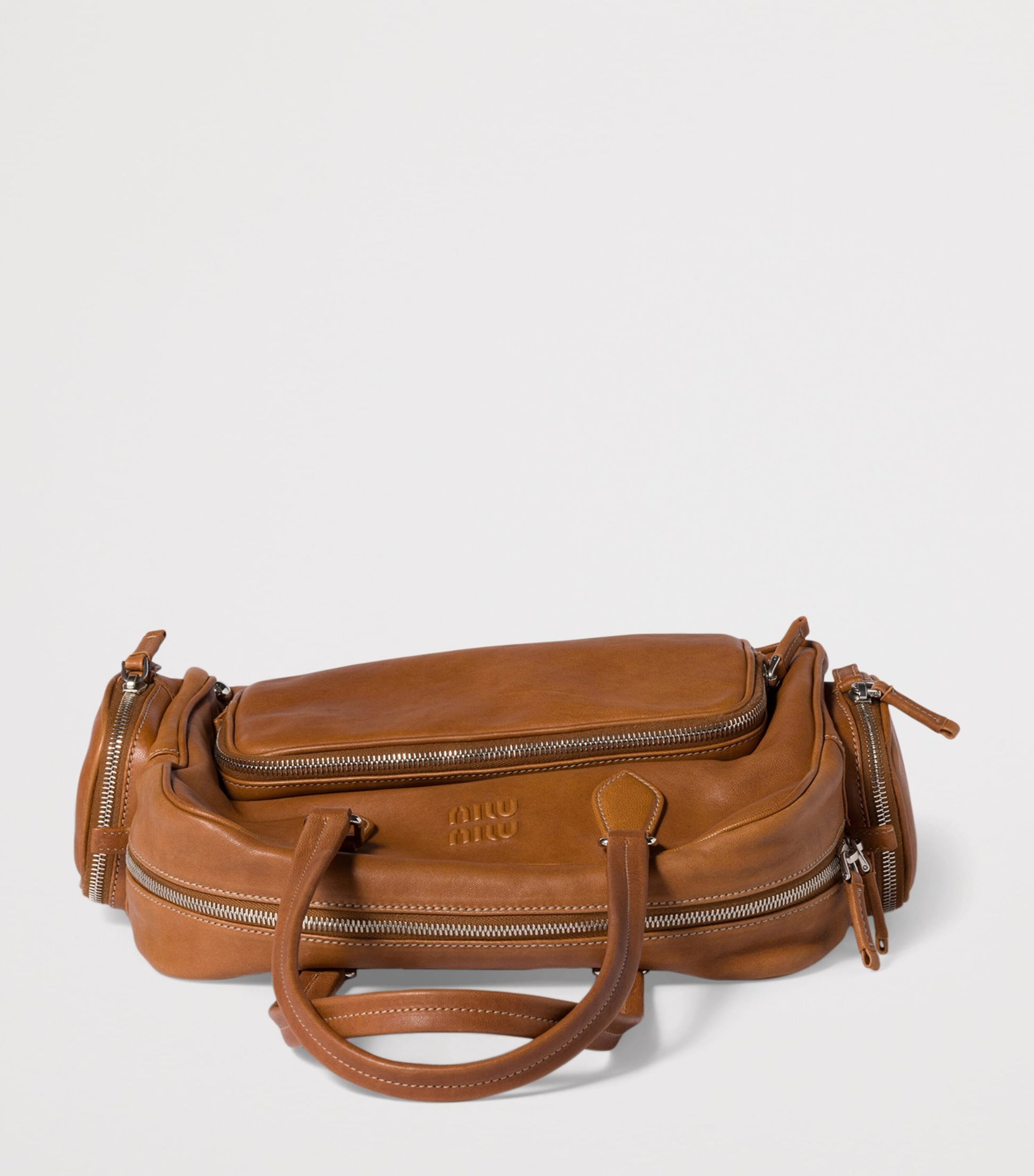 Nappa Leather Top-Handle Bag