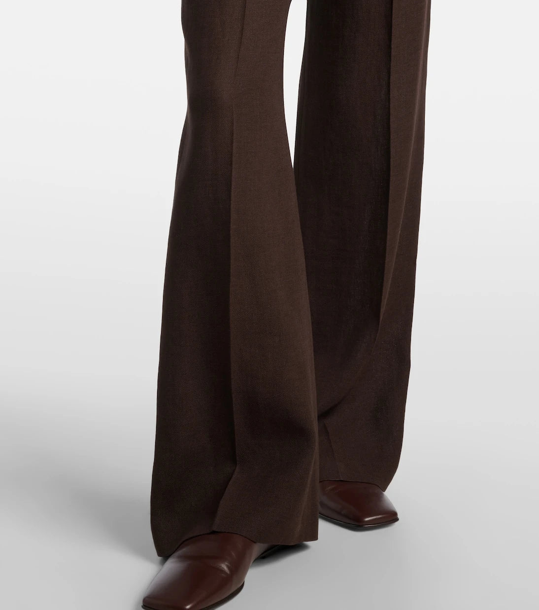 Loro Piana - Timi linen crêpe flared pants