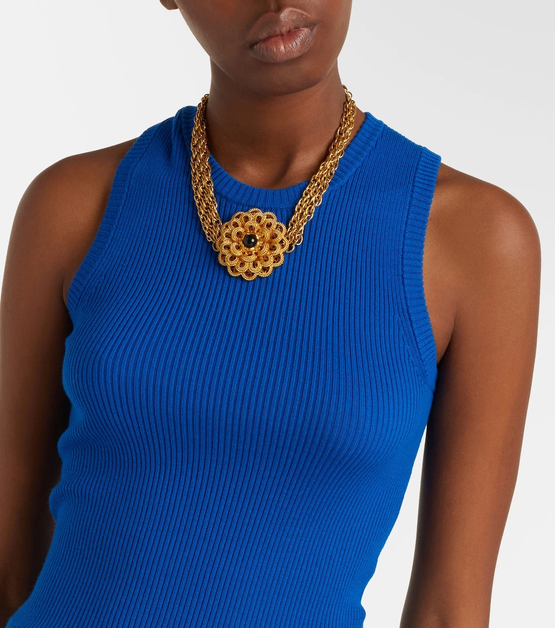 Chloé - Ribbed-knit wool tank top