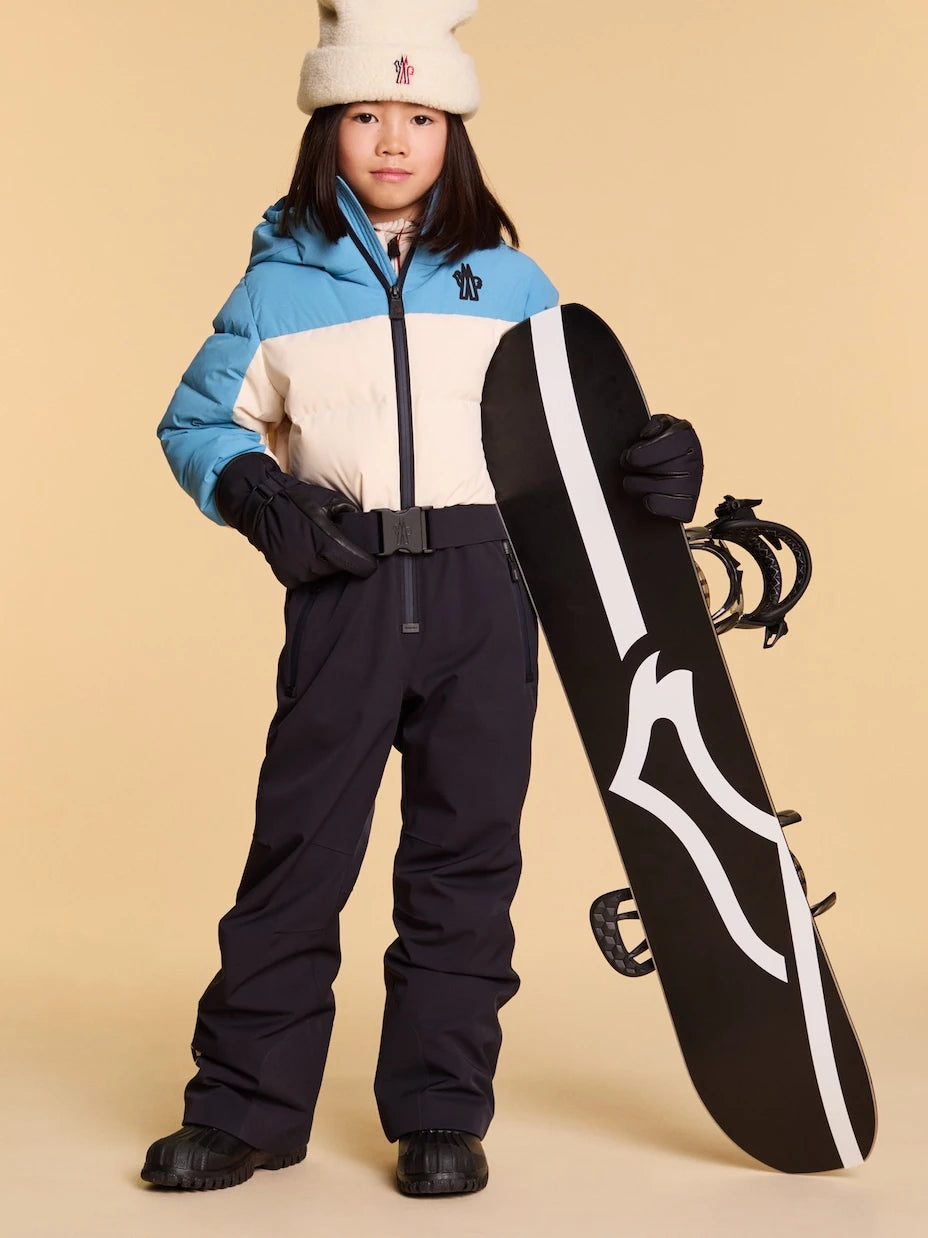 Moncler Grenoble Enfant - Colorblocked down ski suit