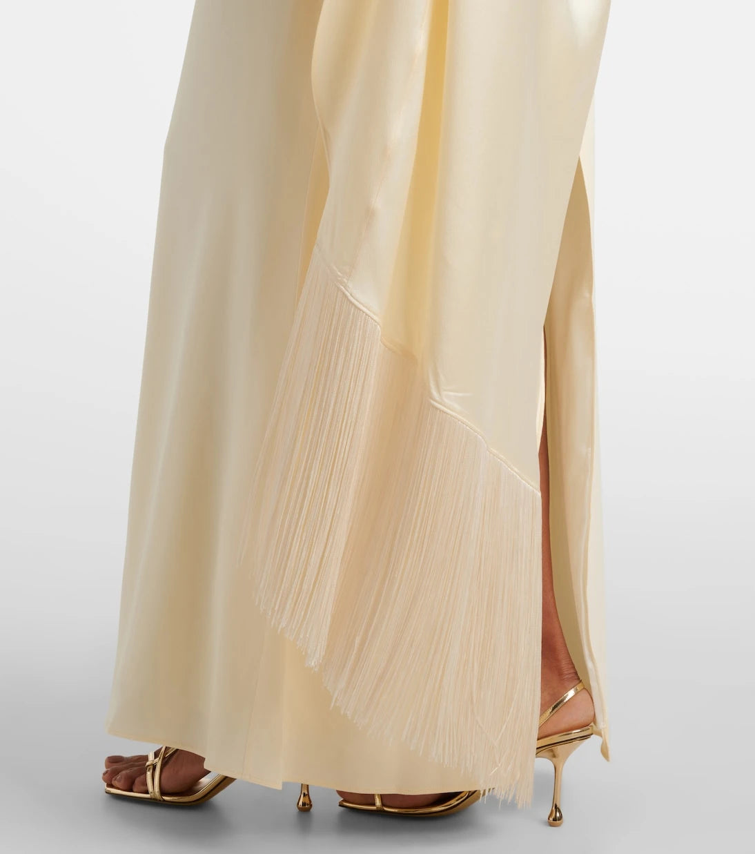 Taller Marmo - Berenson caped crêpe cady gown