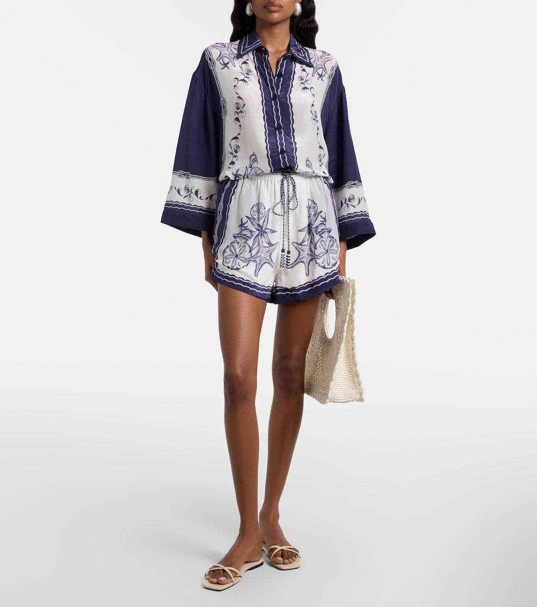 Farm Rio - Coast Scarf floral shirt