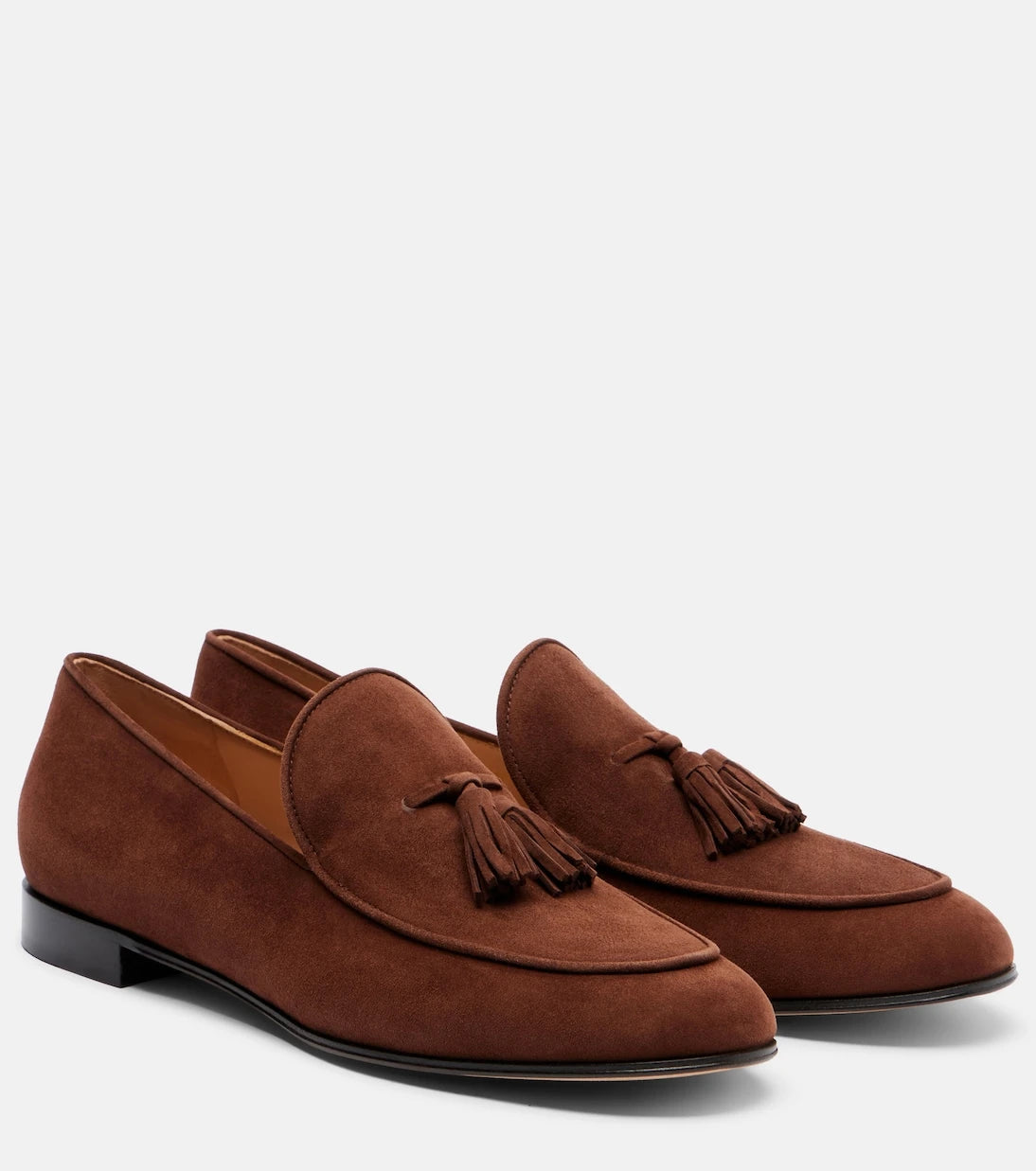 Gianvito Rossi - Tasseled suede loafers
