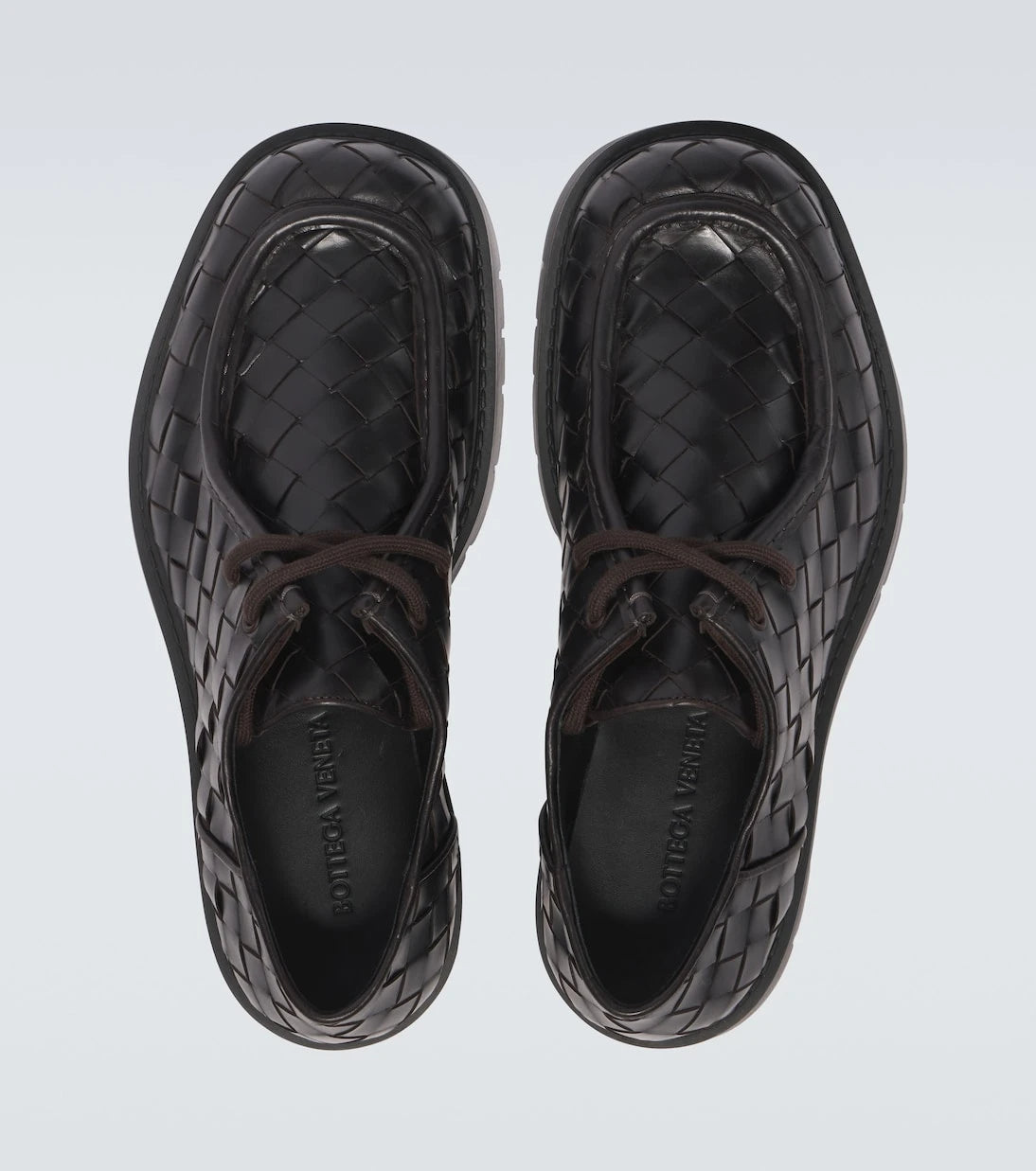 Bottega Veneta - Haddock Intrecciato leather Derby shoes
