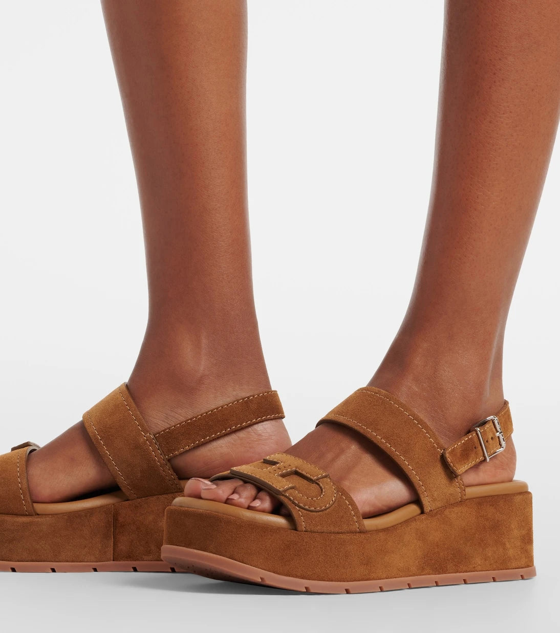 Hogan - H703 suede platform sandals
