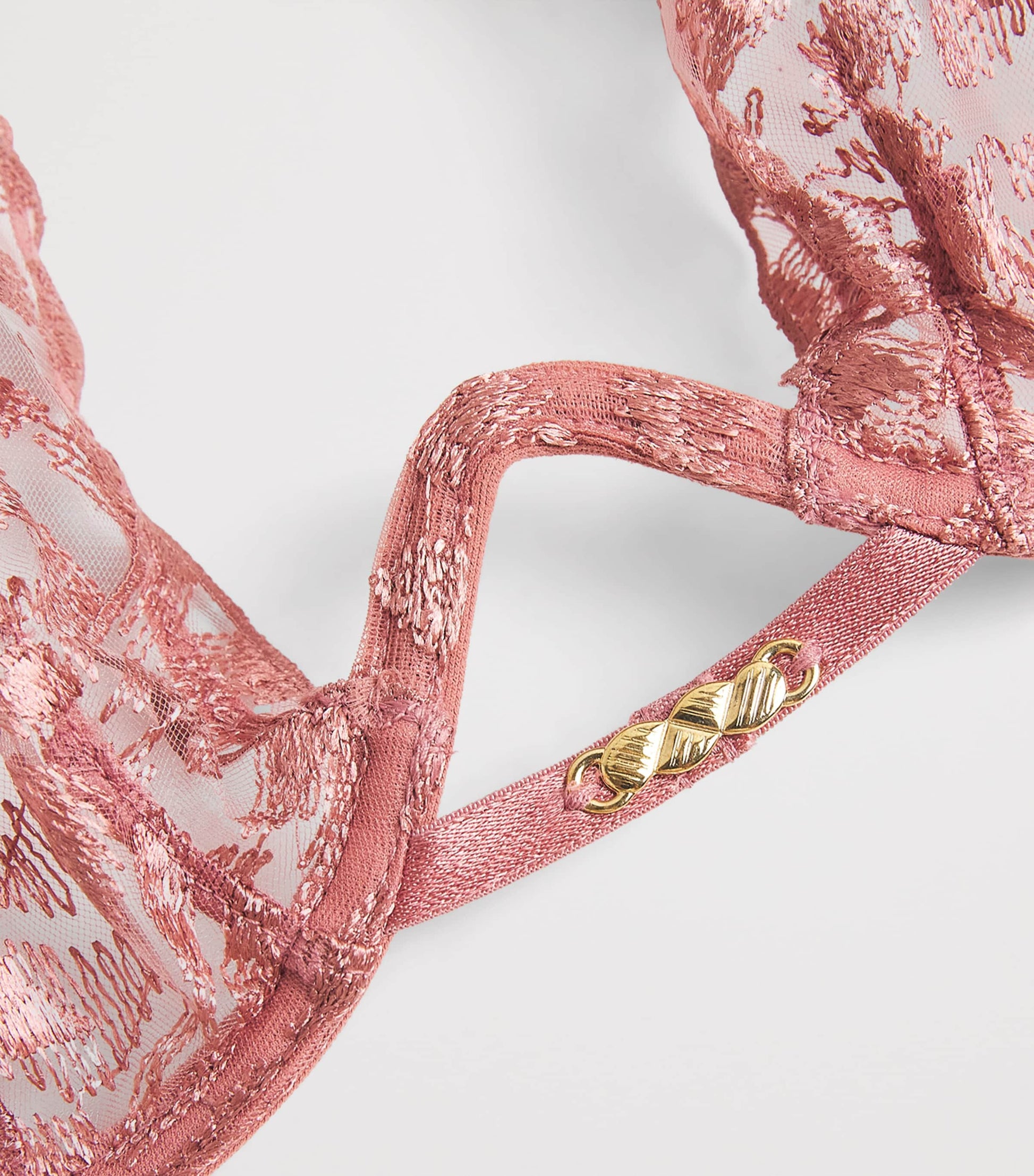 Pink Crazy in Love Triangle Bra