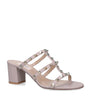Valentino Garavani Nude Valentino Garavani Rockstud Mule Sandals 60