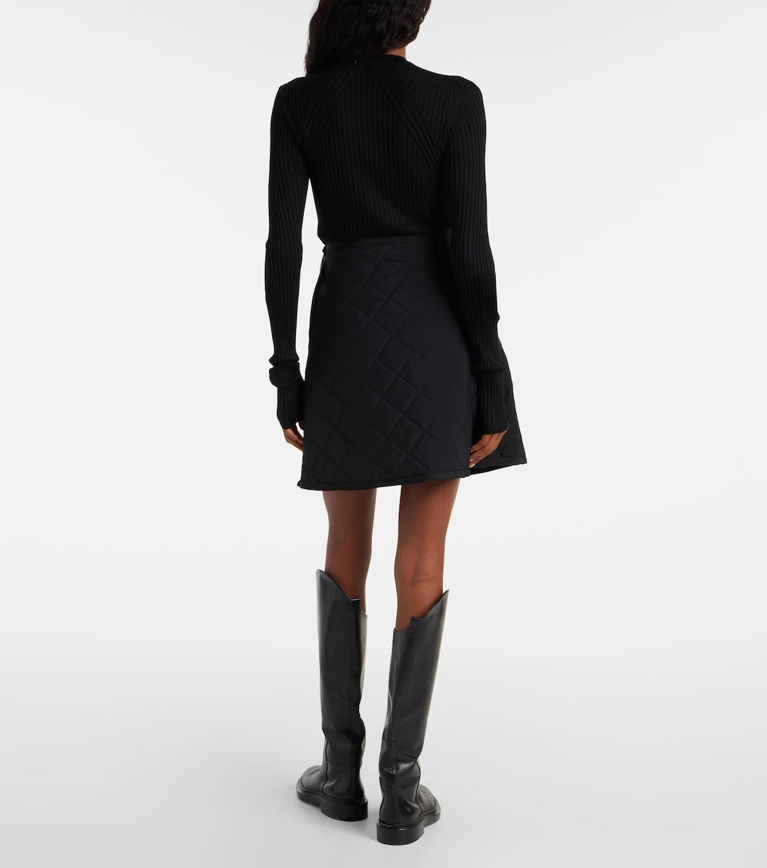 Jil Sander - Quilted miniskirt