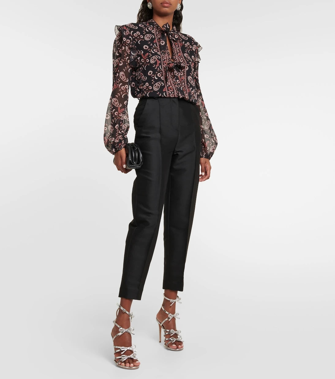 Giambattista Valli - Printed silk blouse