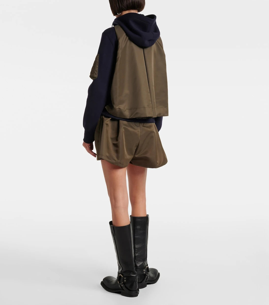 Sacai - Paneled hoodie