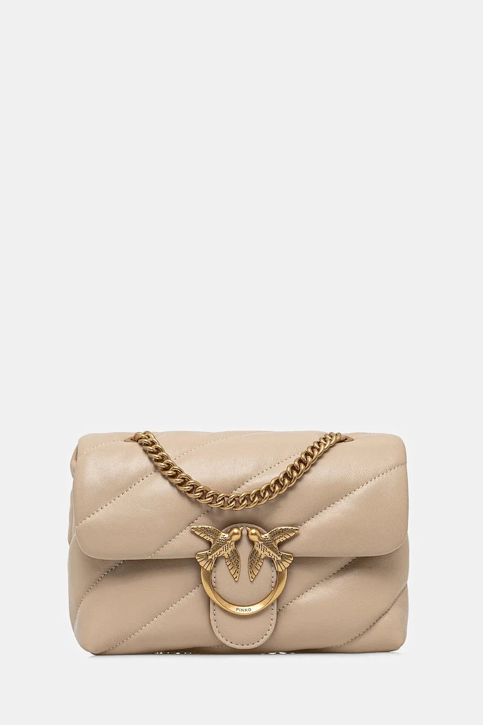 Pinko kadın deri crossbody çanta