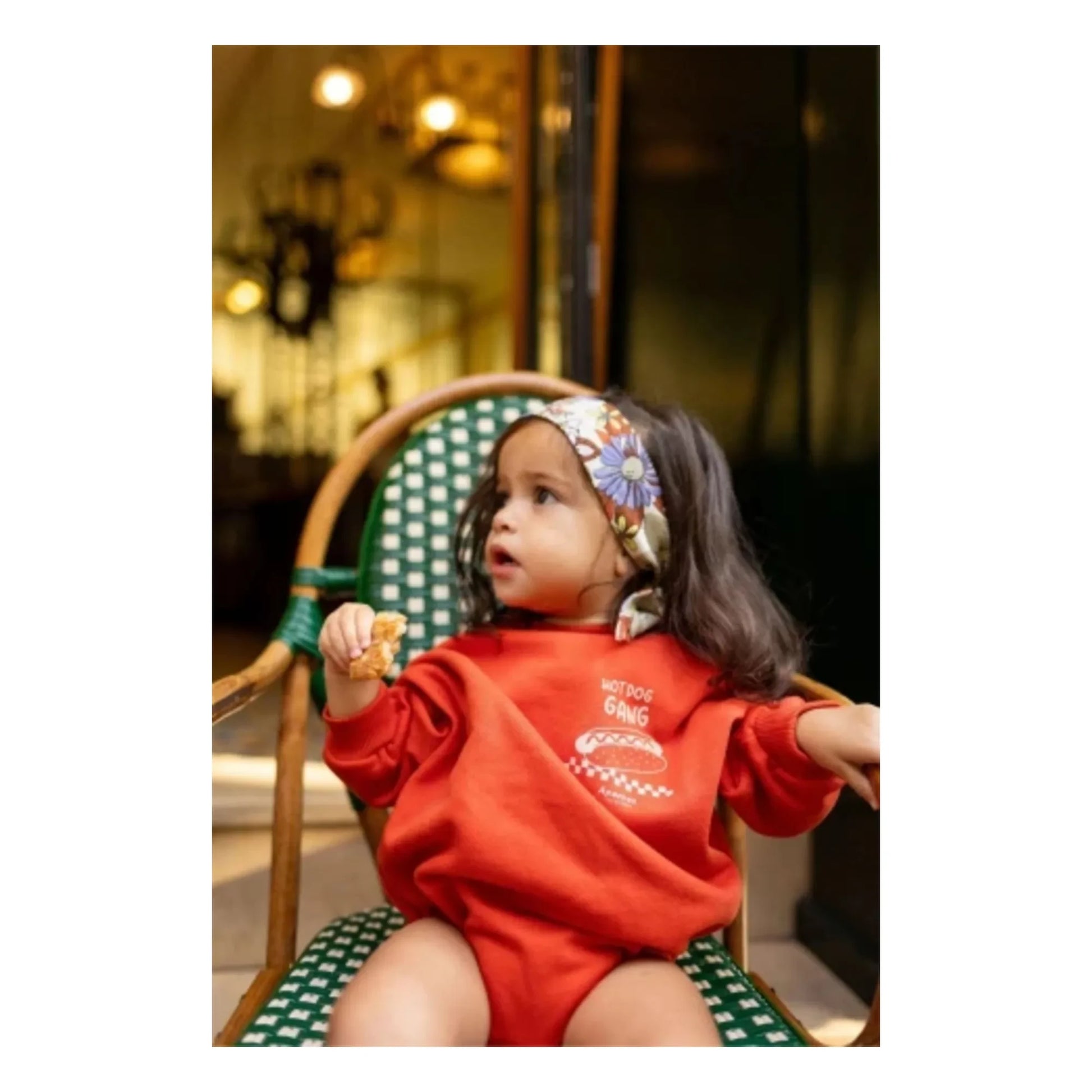 Apaches - Carma Hot-Dog romper | Orange