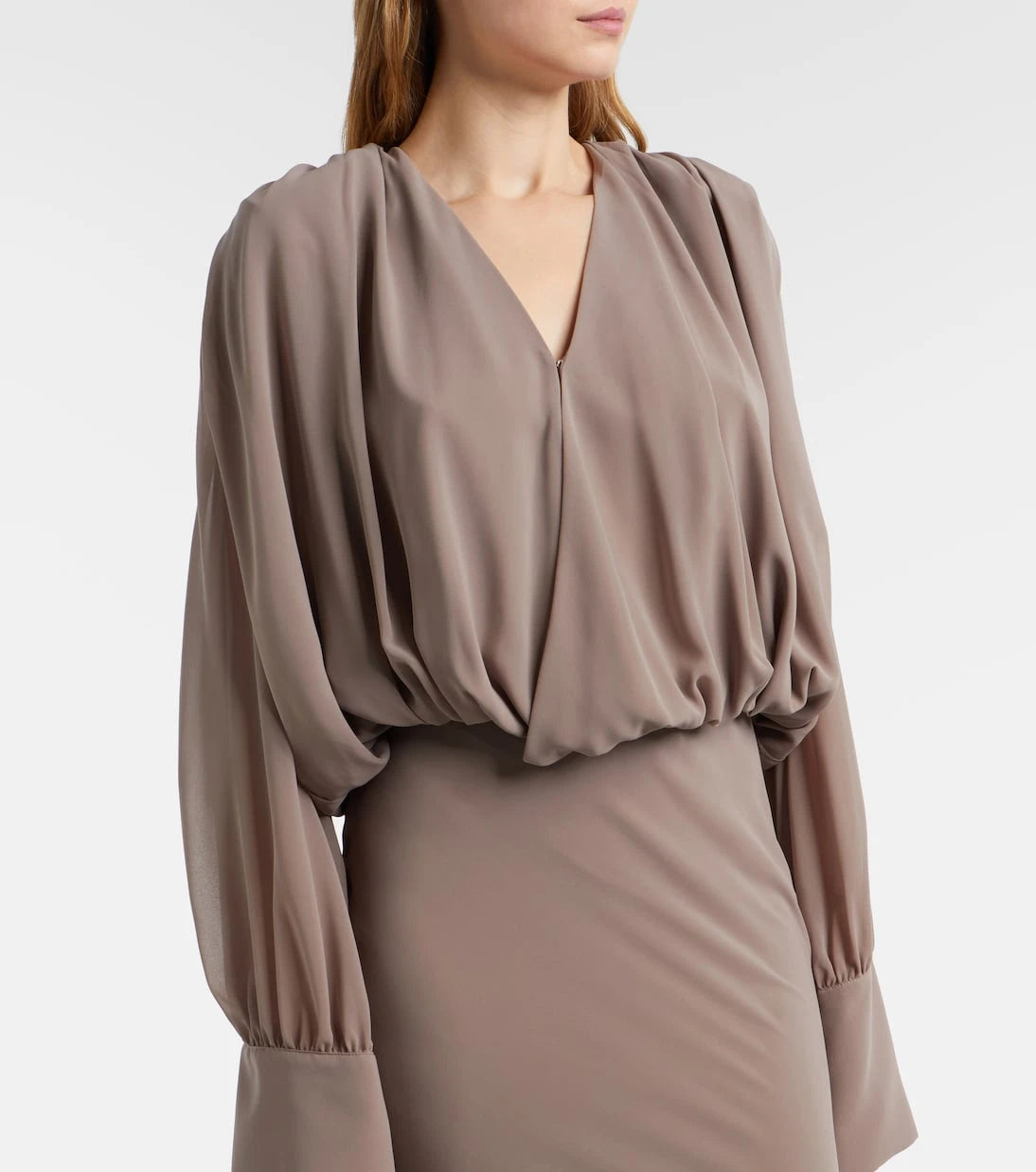 Rotate - Scarf-detail maxi dress
