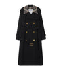 Burberry Black Long Castleford Trench Coat