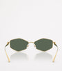 Jimmy Choo Gold Wire Hexagonal Zoey Sunglasses