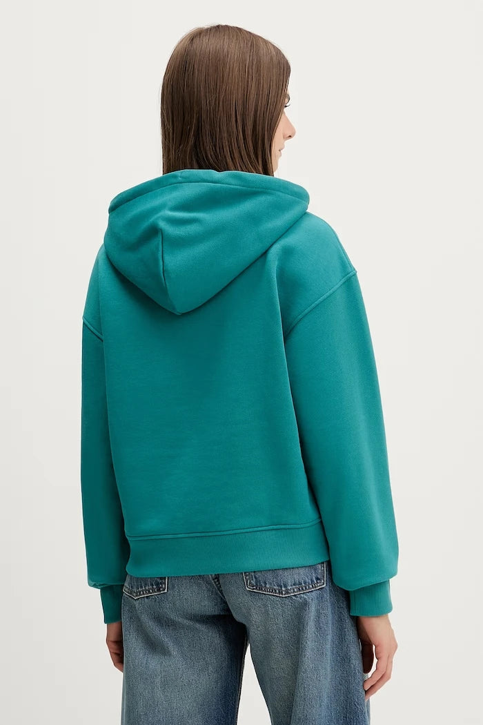 Tommy Jeans Kapüşonlu Kadın Pamuklu Sweatshirt